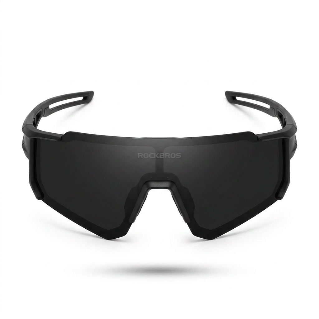 Polarized sports sunglasses with UV400 protection for outdoor activities