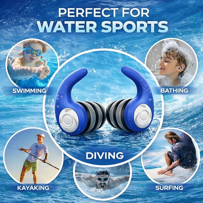 Ear Protection Ear Plugs for Pool Swimming Activities