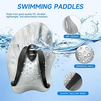 Hand paddles for pool training and competitive swimming practice