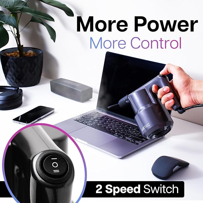 portable air duster usb rechargeable compact design for home and office cleaning