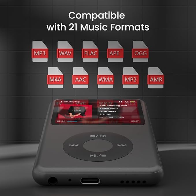 Portable audiobook player for kids and students