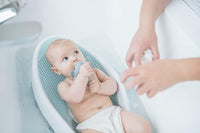 Lightweight and portable Baby Bath Support ideal for home or travel use