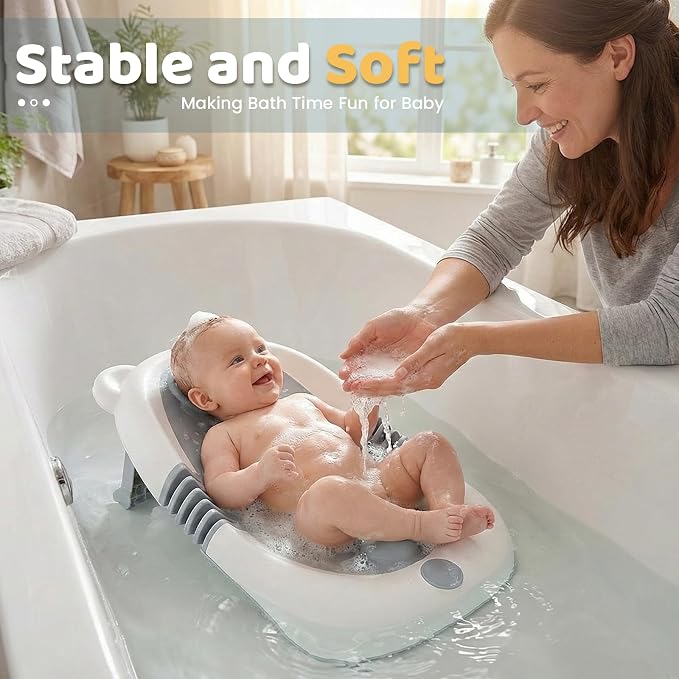 Portable Baby Bathtub For Bathroom And Travel Use