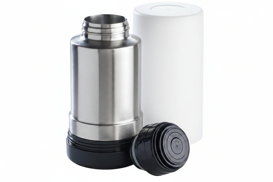 Portable Baby Bottle And Food Warmer With Stainless Steel Flask