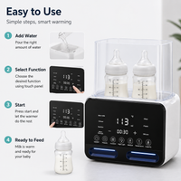 Portable baby bottle warmer for infant feeding