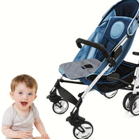 Portable stroller cushion with soft filling and breathable mesh