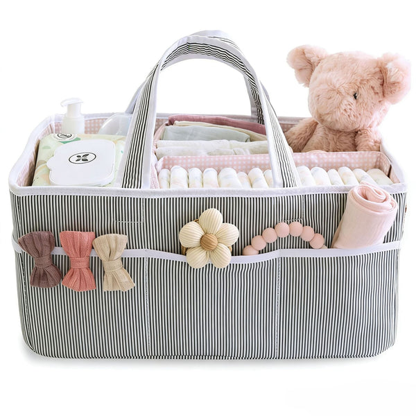 Large Diaper Bags with Baby Bag organizer design, spacious storage compartments and convenient Diaper Bag Backpack style for baby essentials