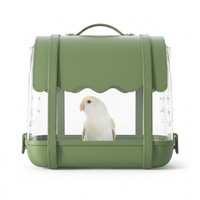 Bird backpack featuring an adjustable shade cover