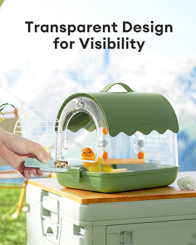 lightweight portable bird backpack for outdoor trips and vet visits