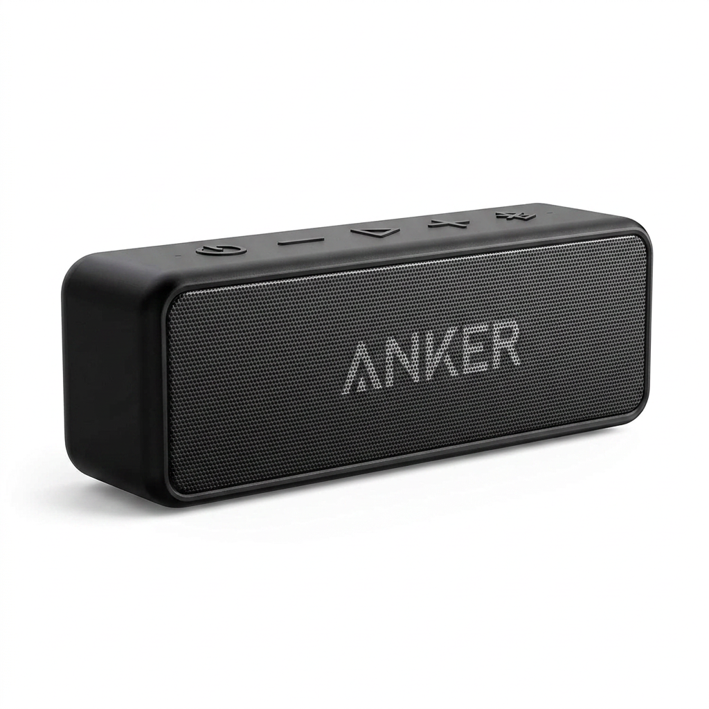 Portable Bluetooth Speaker Front View Deep Bass Wireless Speaker