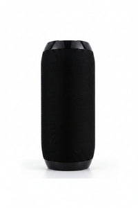 Portable Bluetooth speaker with compact design and clear front view