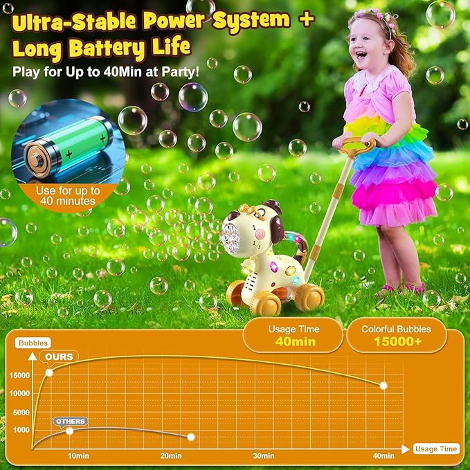Portable bubble maker toy for kids