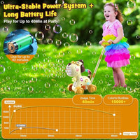 Portable bubble maker toy for kids