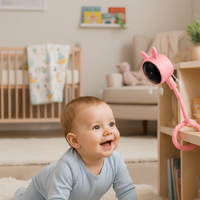 Portable baby camera holder with packaging accessories