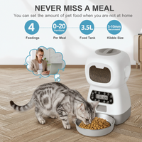 Portable Cat Food Dispenser for Cats and Small Pets