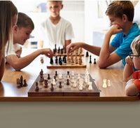 Portable chess set for travel and home play
