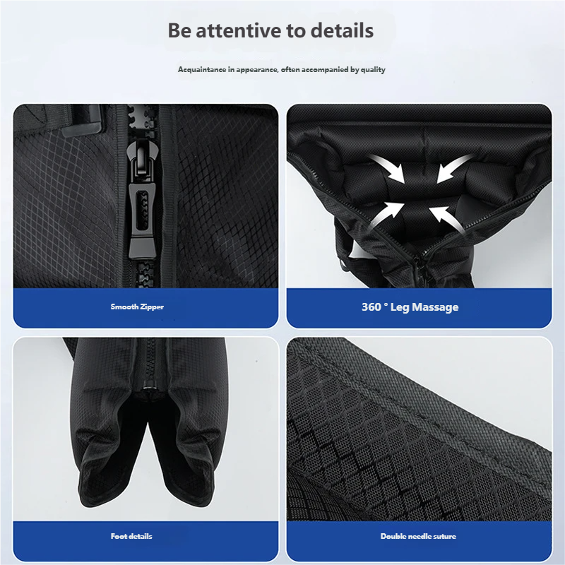 Portable compression boots with control unit and accessories