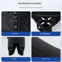Portable compression boots with control unit and accessories