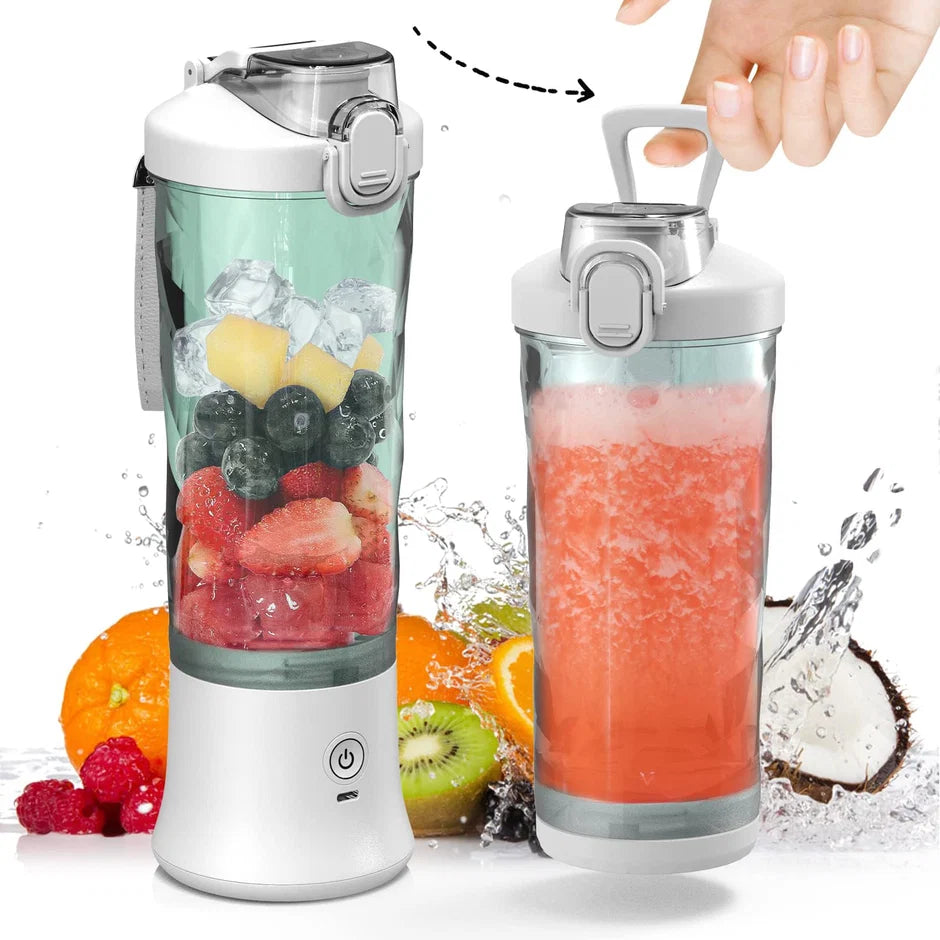 Portable Cordless Blender in Apple White
