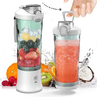 Portable Cordless Blender in Apple White