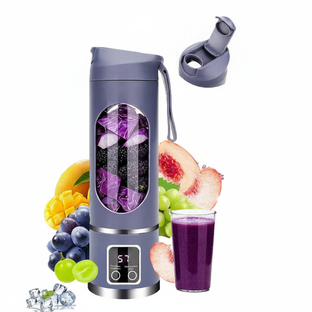 Portable Cordless Blender for Shakes and Smoothies in Purple