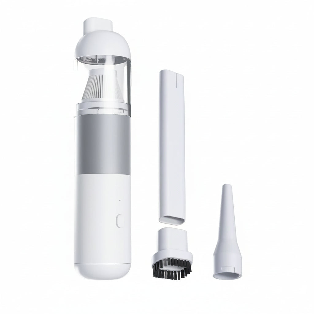 Portable Cordless Handheld Vacuum Cleaner in White