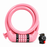 Portable cycling lock with combination security design