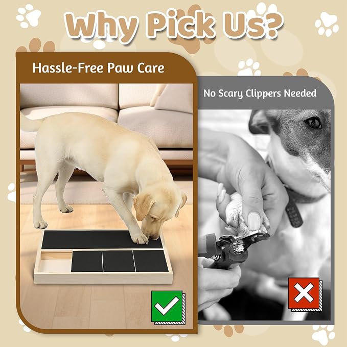 Portable Dog Nail Scratch Pad for Indoor and Outdoor Use