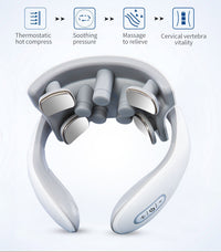 Portable electronic neck massager for everyday use