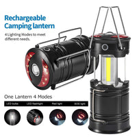 Portable emergency lantern for camping and indoor use