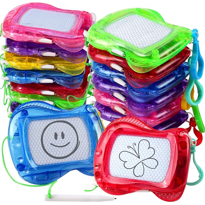 Portable erasable doodle pad toy for kids drawing, sketching and creative play