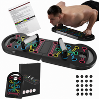 Portable foldable push up board fitness equipment for home gym strength training