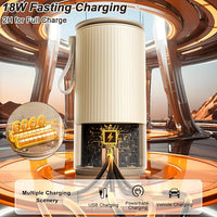 Rechargeable formula warmer with built-in mixing function