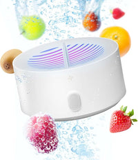 Portable fruit and vegetable washing device for kitchen use