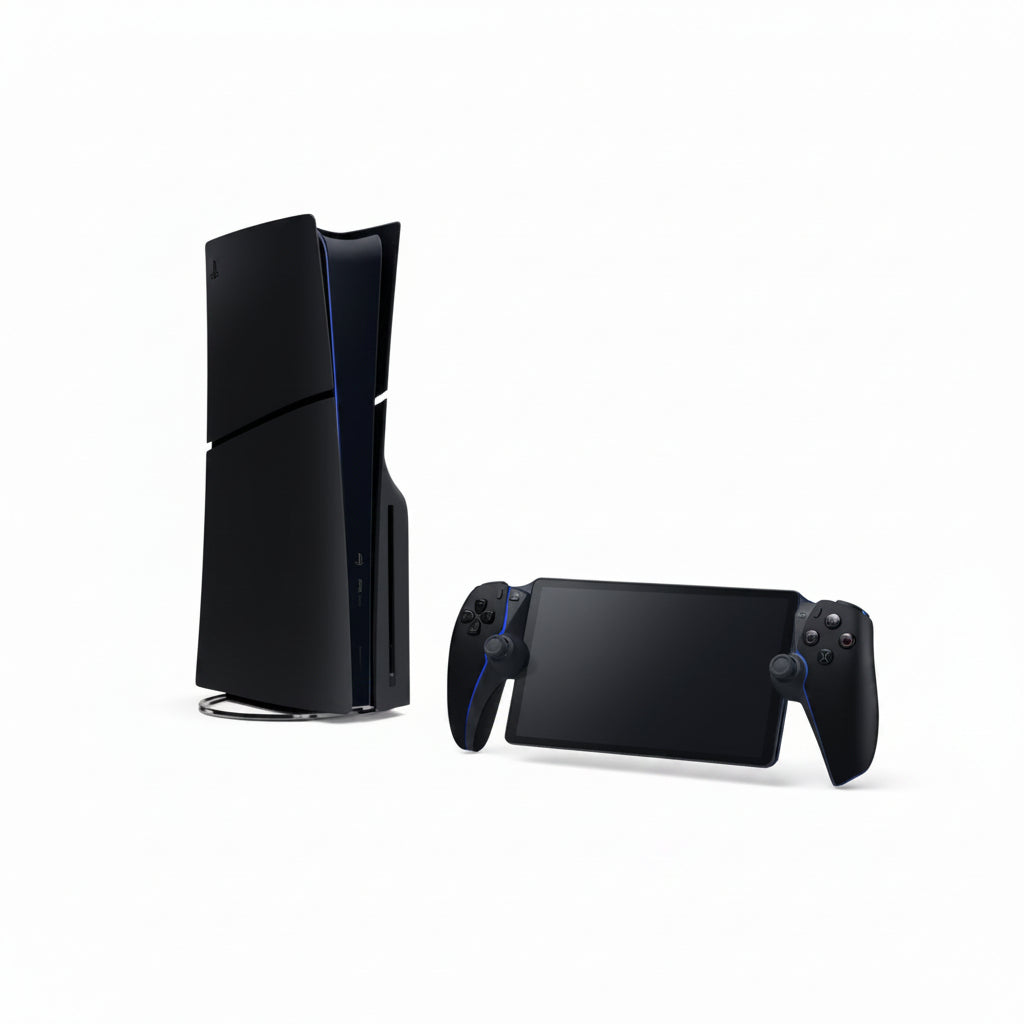 ergonomic handheld gaming console comfortable grip design