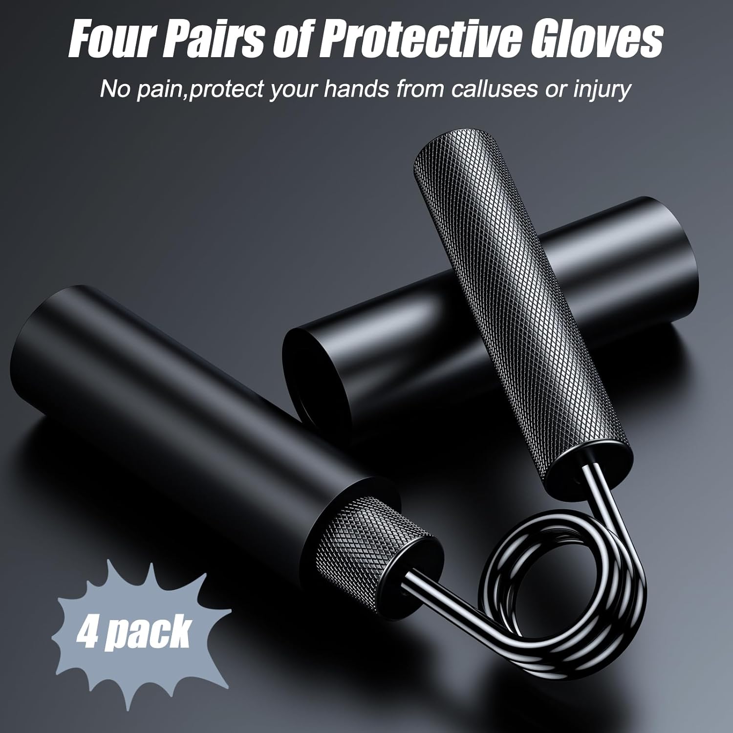 Portable hand gripper pack for gym bag, desk, and travel use