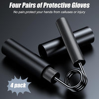 Portable hand gripper pack for gym bag, desk, and travel use