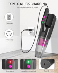 Portable Handheld Vacuum with Cleaning Accessories
