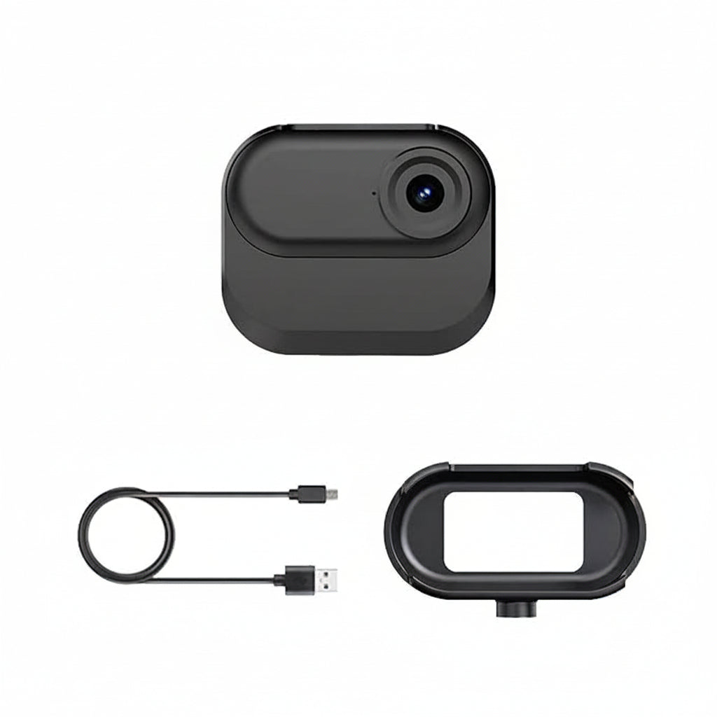 Portable HD outdoor activity device with magnetic wearable design for pets
