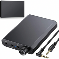 portable 3.5mm headphone amplifier with two-stage gain switch