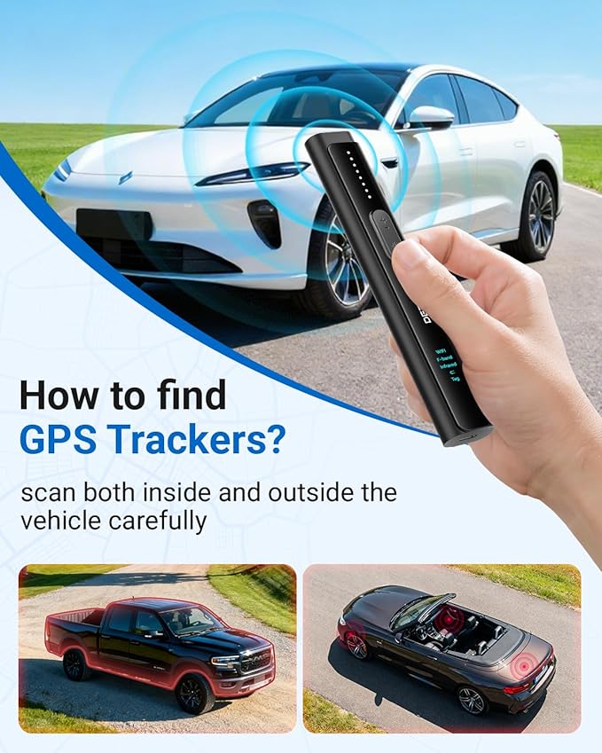 portable hidden device detector compact design for travel and daily safety