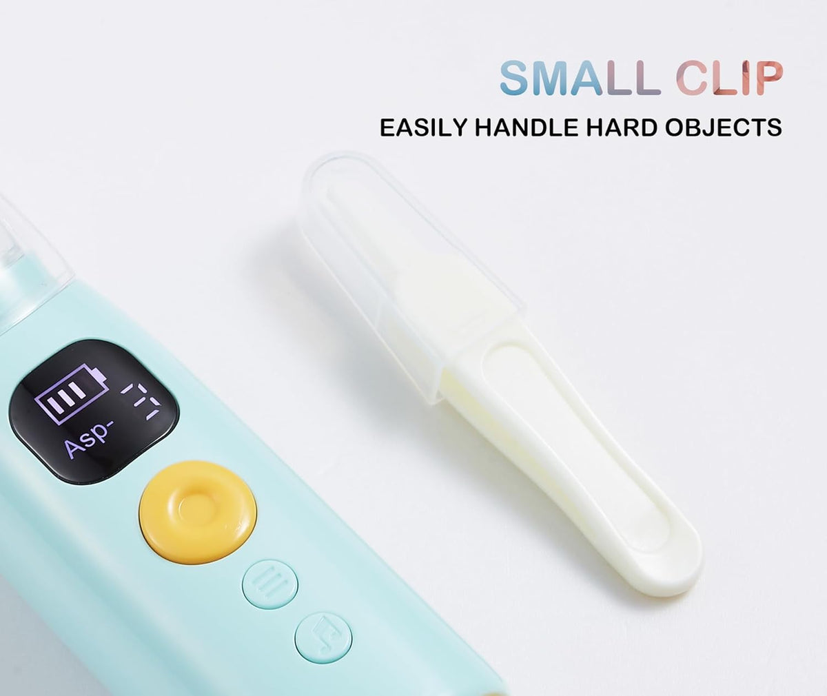 Portable electric infant nose cleaning device