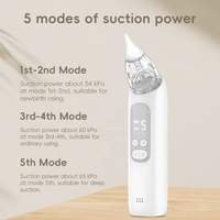 Portable handheld infant nose cleaning device