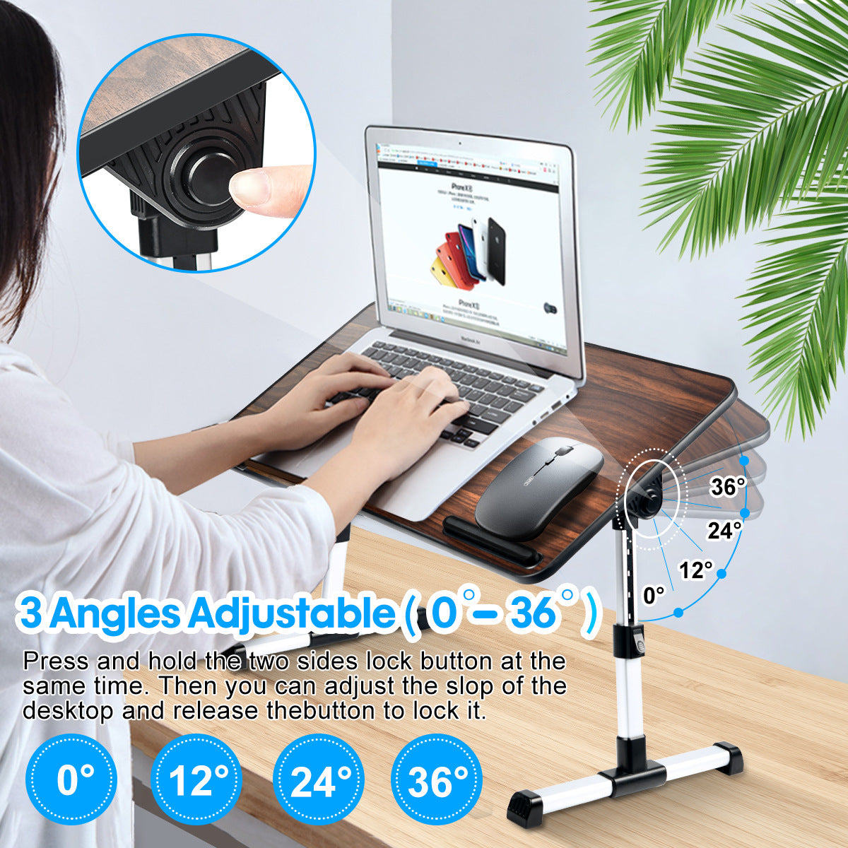 portable laptop table for bed sofa dormitory use