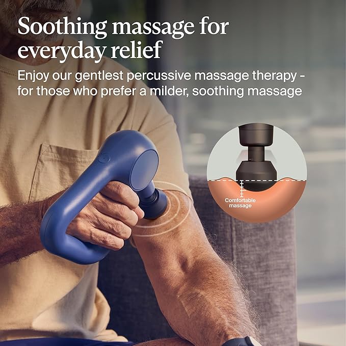 Compact and ergonomic portable massage gun design for easy handling