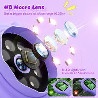 Portable microscope for kids learning outdoor science