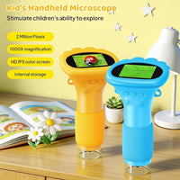 Portable microscope for kids with photo and video recording