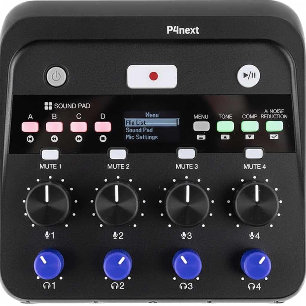 Portable multitrack voice capture device bundle with 32GB card