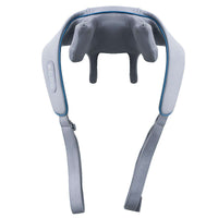 Portable neck and shoulder massage pillow with heating function