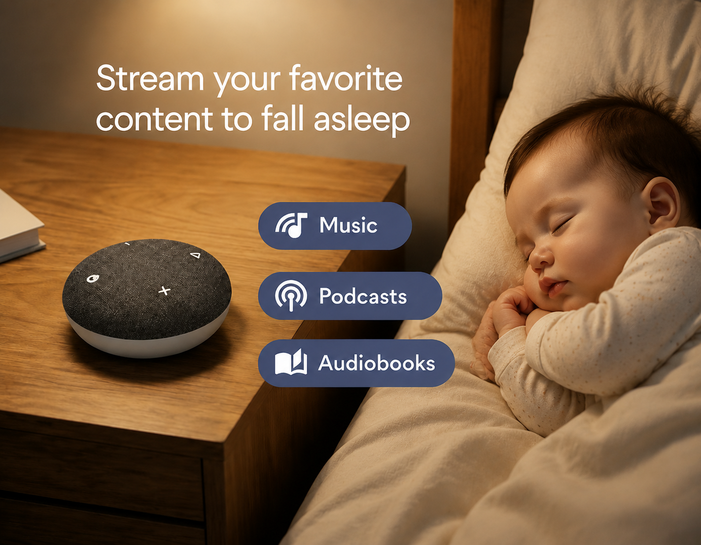 Portable Nightlight White Noise Machine For Bedroom